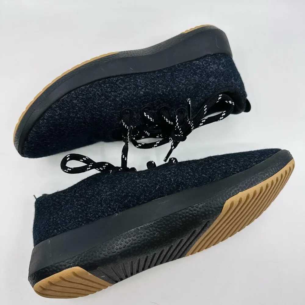 Allbirds Womens Merino Wool Runners US 7 Black Everyday Sneakers Running Shoes